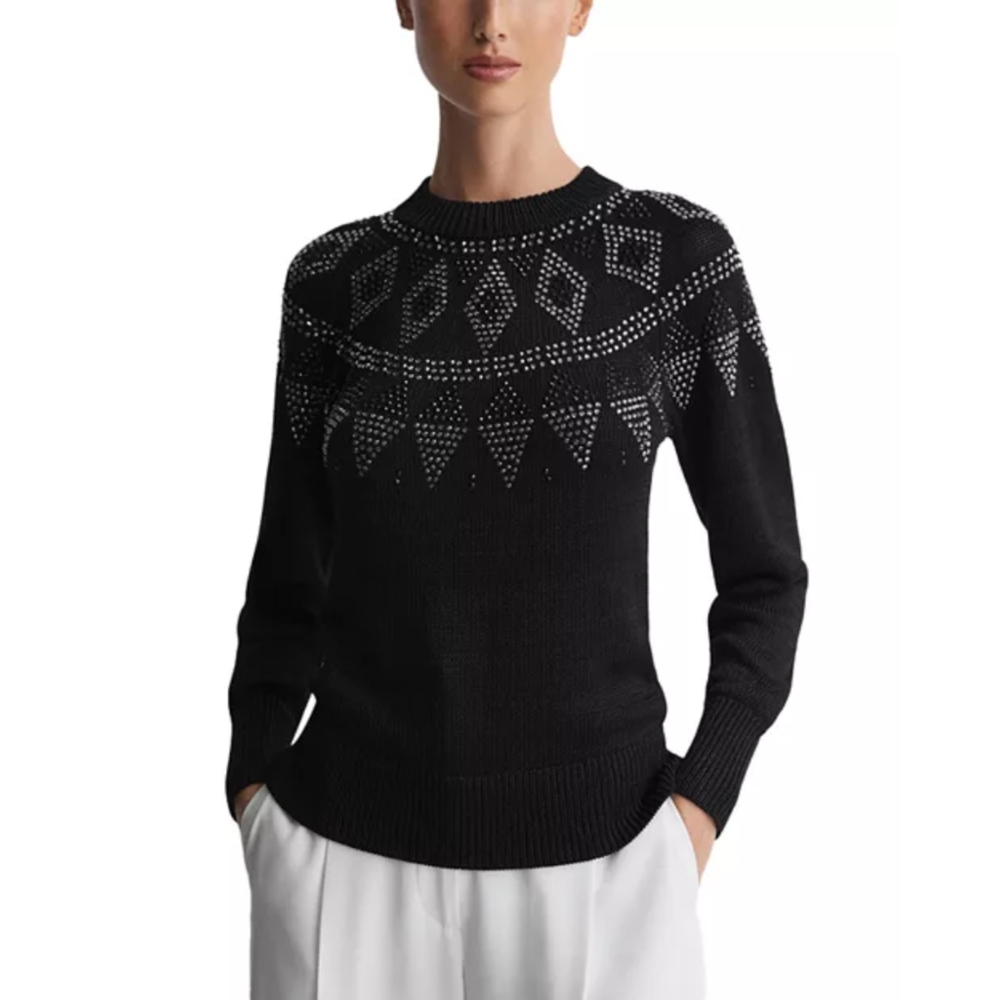 REISS Bella Embellished Sweater 0165 - Picture 3 of 17